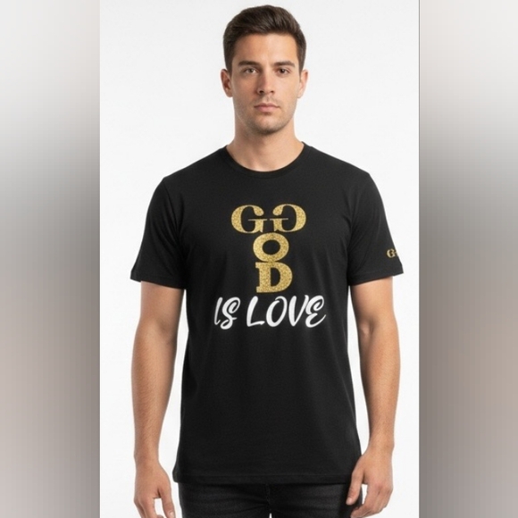 Other - Black and Gold Graphic T-Shirt